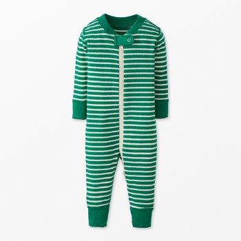 Sleeper Green Stripe 0-3m