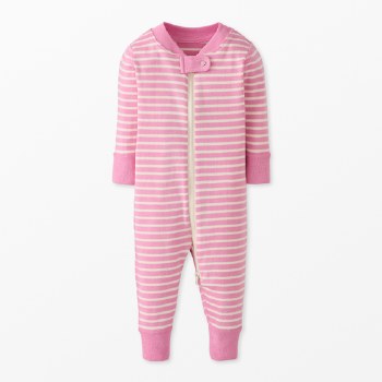 Sleeper Pink Stripe 3-6m