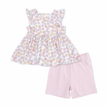 Ruffle Tank Set Floral 2T