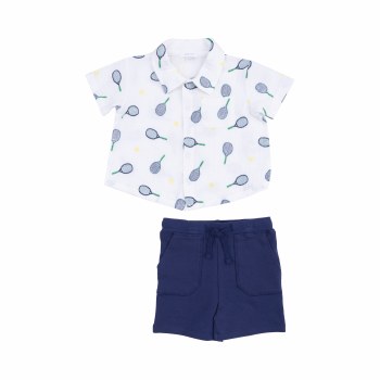 Tennis Button Down Set 2T