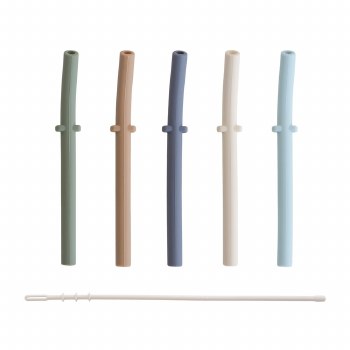 Silicone Replacement Straws Forest