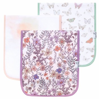 Burp Cloths Flora