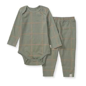 Swiss Check Set Marine Preemie