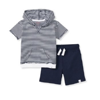 Stripe Hoodie Set 5T