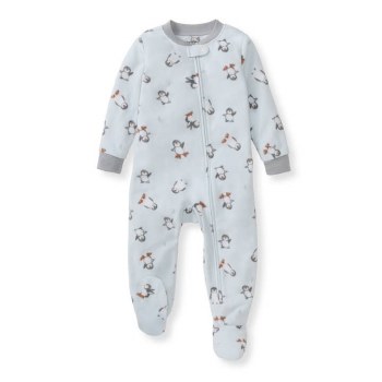 Fleece PJs Penguins 0-3m