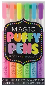 Magic Neon Puffy Pens