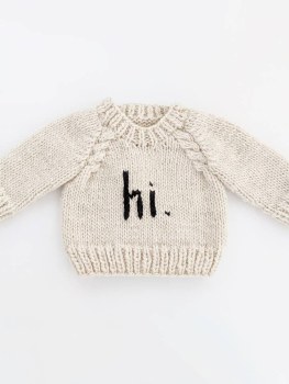 hi Crew Neck Sweater 6-12m
