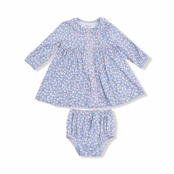 Calico Ric Rac Dress 6-12m