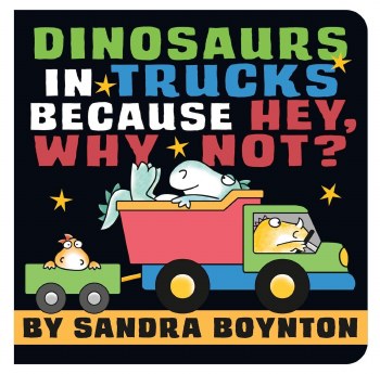 Dinosaurs in Trucks Because, Hey Why Not
