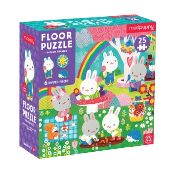 Floor Puzzle Garden Bunnies