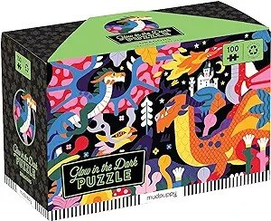 Dragons 100 Piece Glow in the Dark Puzzle