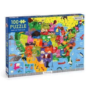 Map of the USA 100pc Puzzle