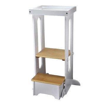 Explore N Store Learning Tower White with Natural