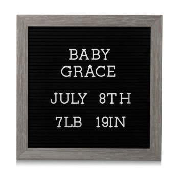 Letterboard Set Dark Grey