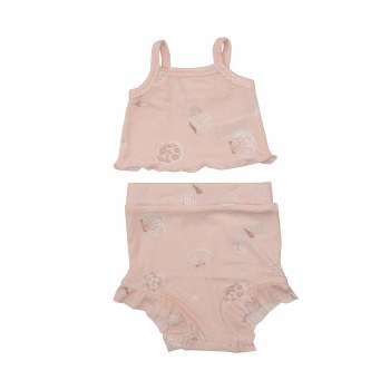 Crop Top Set Seashell 6-12m