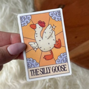 Silly Goose Tarot Card