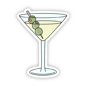 Martini Cocktail Sticker