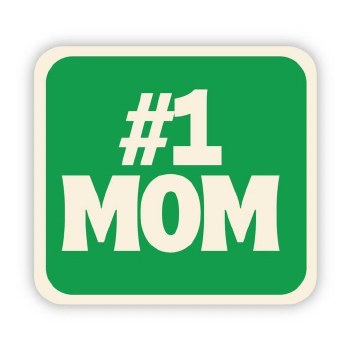 #1 Mom Green
