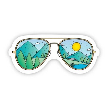 Mountains with Sunglasses