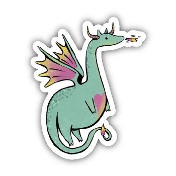 Dragon Fairytale Sticker