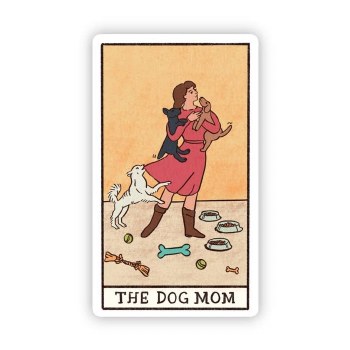 The Dog Mom Tarot Card