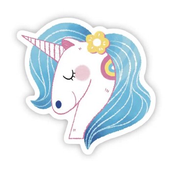 Unicorn Rainbow and Flower