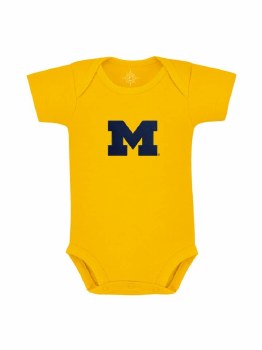 Michigan Bodysuit Gold 0-3m
