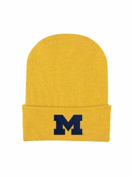 Michigan Knit Cap Gold Preemie