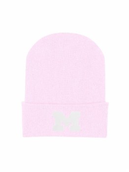 Michigan Knit Cap PInk Preemie