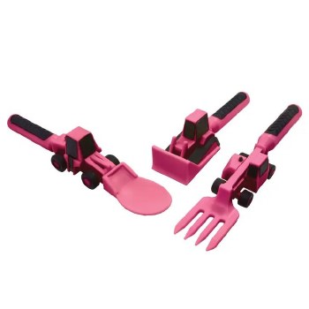 Pink Construction Utensil Set