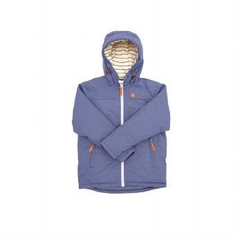 Breton Stripe Winter Coat 3T