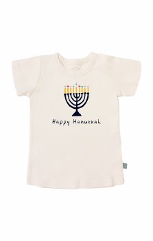 Happy Hanukkah Tee 12-24m