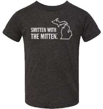 Smitten Mitten Tee Grey 4T