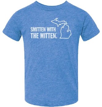 Smitten Mitten Tee Blue 2T