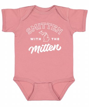 Smitten Mitten Mauve 3-6m