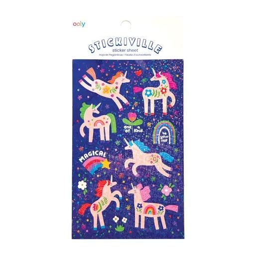 Ooly Stickiville Wild Horses Glitter Stickers - Suite Child