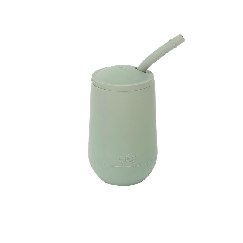 ezpz Happy Cup + Straw System - Blue