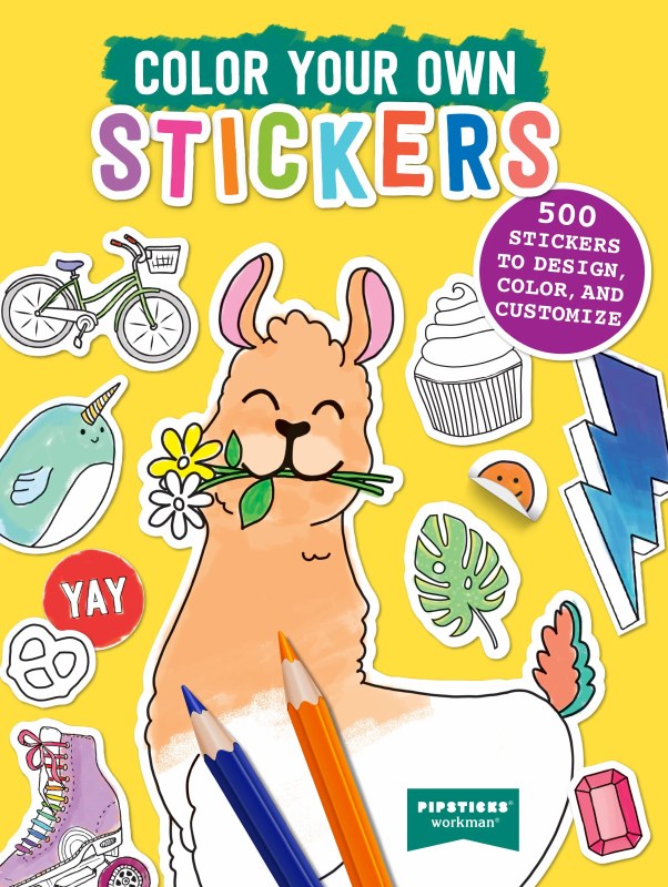 Color Your Own Sticker Book The Little Seedling