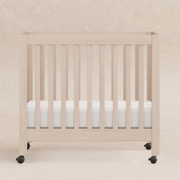 Origami Mini Crib Washed Natural