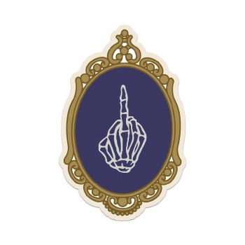 Antique Middle Finger Sticker