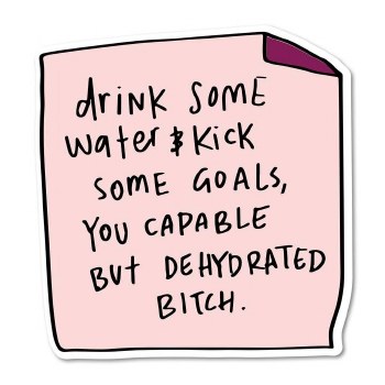 Drink Water Kick Goals