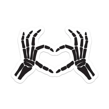 Skeleton Heart Hands