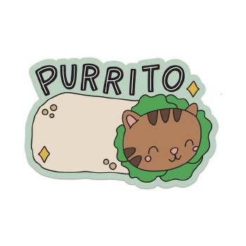 Purrito Cute Cat Burrito