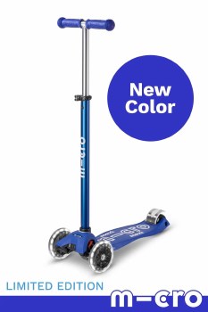 Micro Maxi LED Scooter Blue/Wh