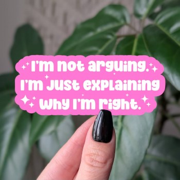 I'm Not Arguing