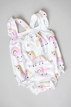 Head Clouds Romper 3-6m