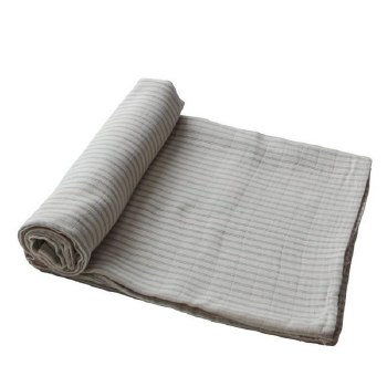 Muslin Swaddle Sage Stripe