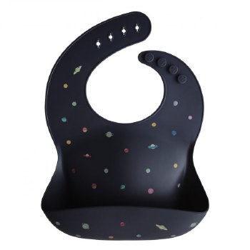 Silicone Baby Bib Planets