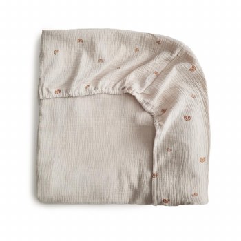 Muslin Crib Sheet Rainbow