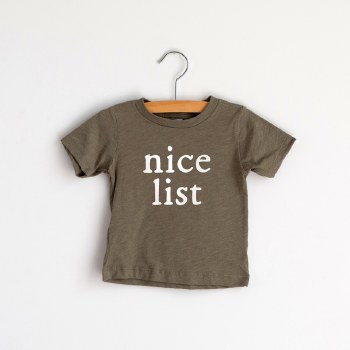Nice List OliveTee 4T